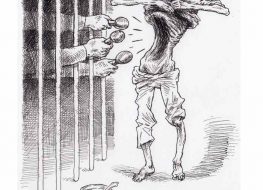 کاریکاتور ۱۷۶: اعتصاب غذای زندانیان سیاسی