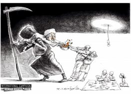 کاریکاتور (۱۰۶): احمد جنتی و یک وعده غذا