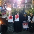 جلوگیری پلیس از تجمع مردمی در ابراز همدردی با خانواده ستایش قریشی در جلوی سفارت افغانستان