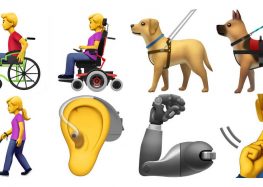 اموجی‌های افراد دارای معلولیت توسط شرکت اپل منتشر شد