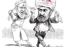 کاریکاتور (۱۰۷): حمله به علی مطهری در شیراز