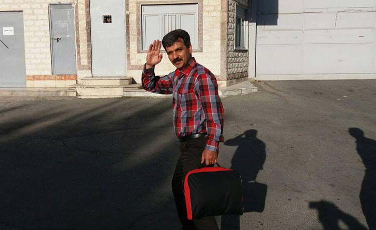 رضا شهابی فعال کارگری زندانی و عضو هیئت مدیره سندیکای کارگران شرکت واحد